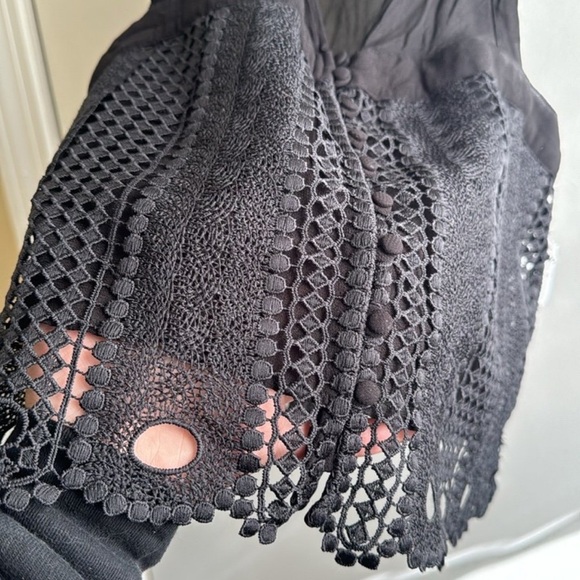 Free People Rory Crochet Lace Crop Top - Picture 3 of 5